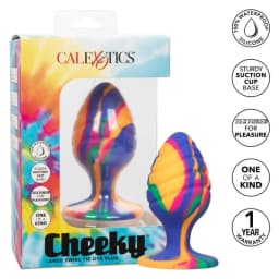 Cheeky Large Swirl Tie Dye Plug, image 7