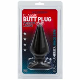 Classic Butt Plug-Black Large Cd, image 4