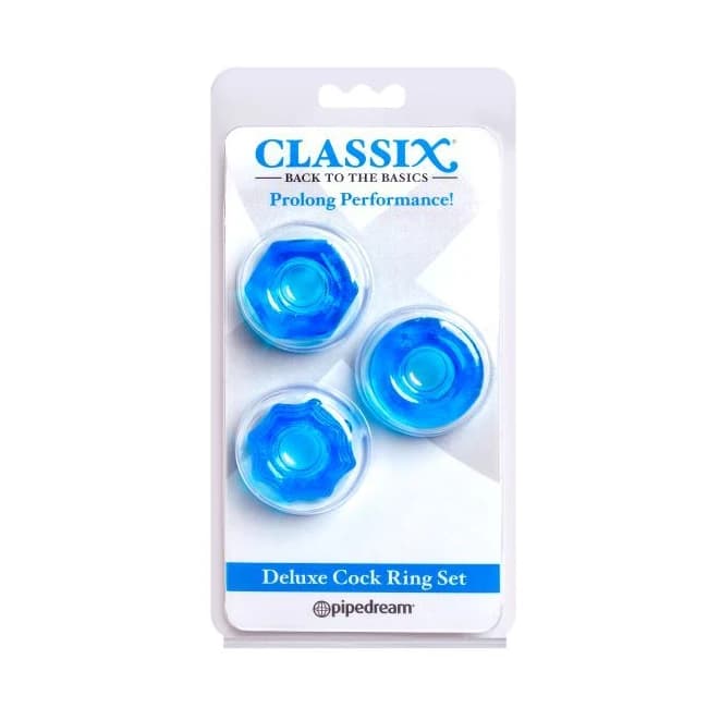 Classix Deluxe Cock Ring Set Set - Image 1