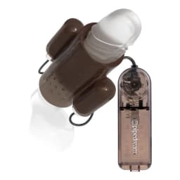 Classix Dual Vibrating Penis Sleeve Smoke, image 3