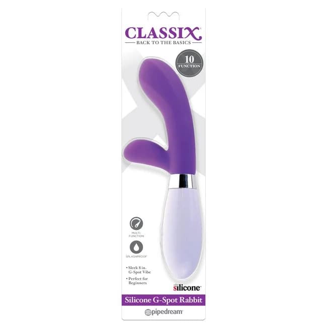 Classix Silicone G-spot Rabbit Purple - Image 1