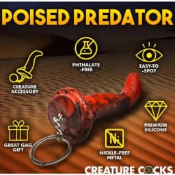 Creature Cocks King Cobra Silicone Keychain - Image 1