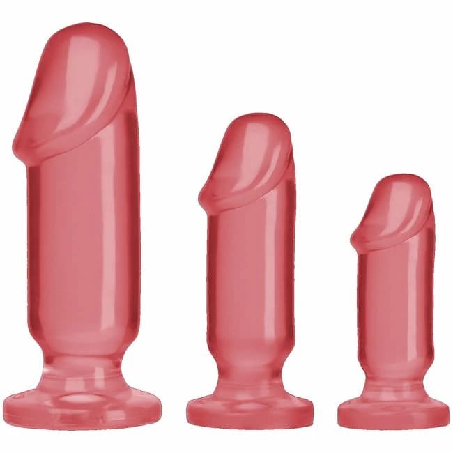 CRYSTAL JELLIES ANAL STARTER PINK  - Image 1