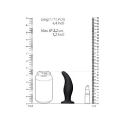 Curve Butt Plug Black, image 3