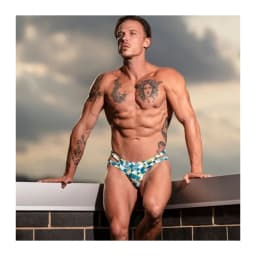 Cut It Out! Cutout Thong Blue L/xl - Image 2