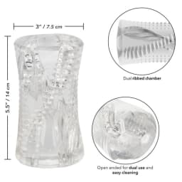 Cyclone Dual Ribbed Stroker, image 5