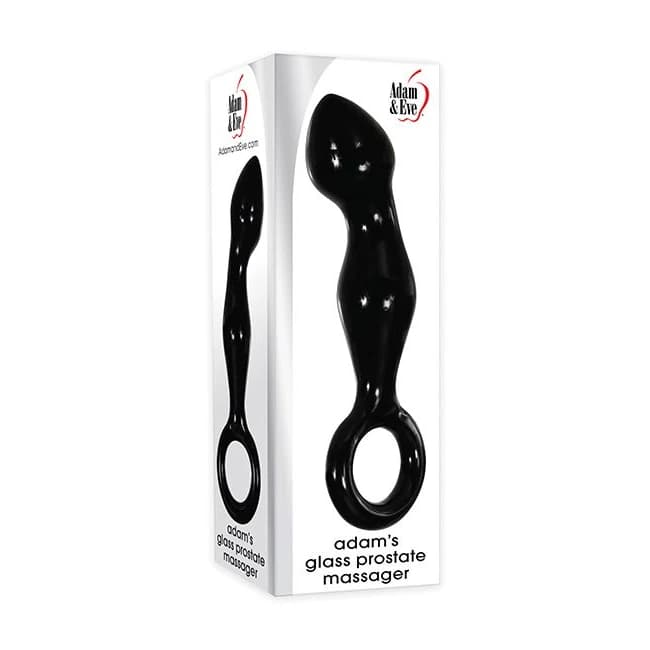 (d) Adam & Eve Adams Glass Prostate Massager - Image 1