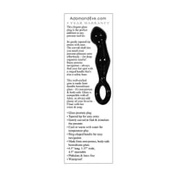 Adam & Eve Adams Glass Prostate Massager, image 2
