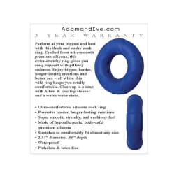 Adam & Eve Big Man Silicon Cock Ring, image 4