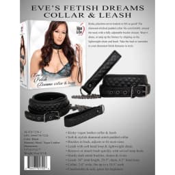 Adam & Eve Eve's Fetish Dr Collar & Leash, image 5