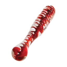 Adam & Eve Eve's Sweethea Swirl Glass Dildo, image 3