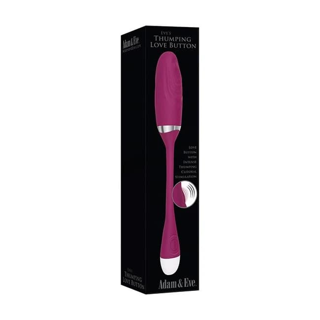 (d) Adam & Eve Eve's Thumping Love Button Bullet - Image 1