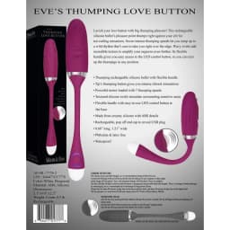 Adam & Eve Eve's Thumping Love Button Bullet, image 5