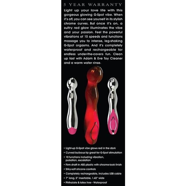 (d) Adam & Eve Luminous G Spot Vibrator - Image 1