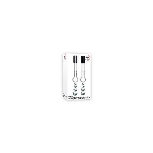 (d) Adam & Eve Naughty Nipple Clips - Image 1