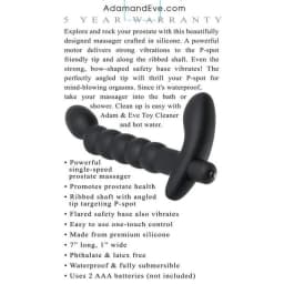 Adam & Eve P-Spot Vibratin Prostate Massager, image 4