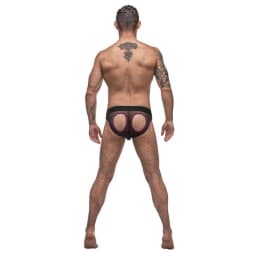 Airotic Mesh Butt Out Biki Large Black, image 2