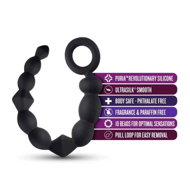 (d) Anal Adventures Beginner a Beads Black - Image 2