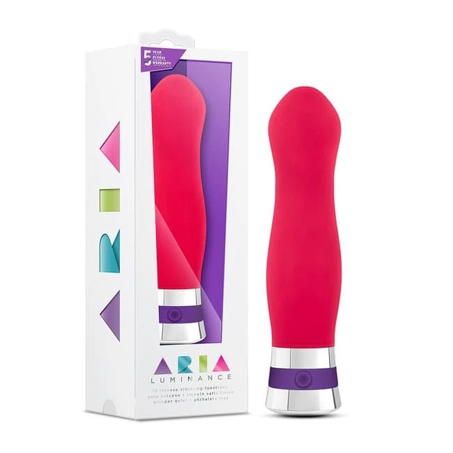 (d) Aria Luminance Cerise Pink Vibrator - Image 1