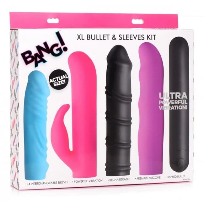 (d) Bang! 4-in-1 Xl Bullet & Sleeve Kit - Image 1