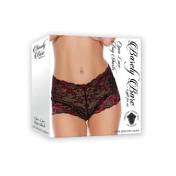 Barely Bare Open Lace Boy Shorts, image 3