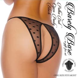 Barely Bare Polka Dot Open Panty, image 6