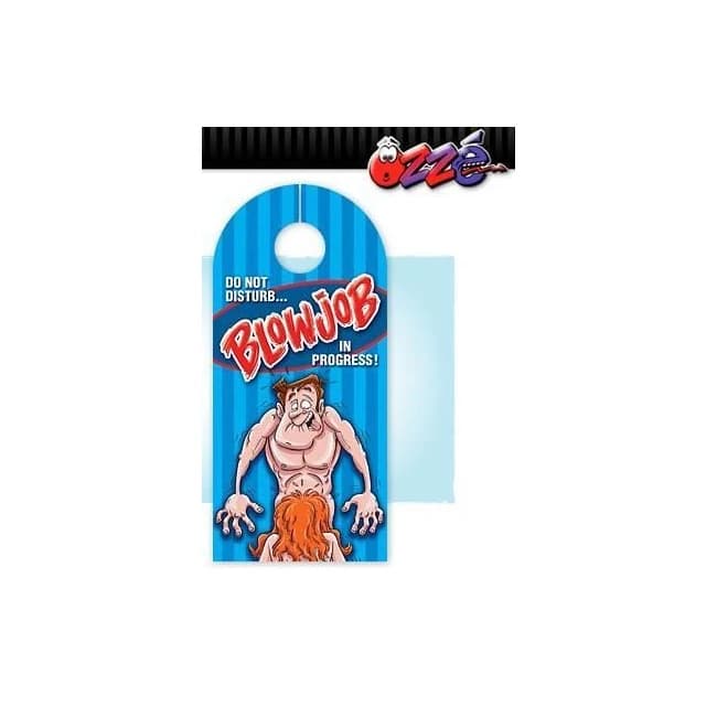 (d) Blowjob in Progress Door Hanger - Image 1