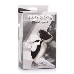 Booty Sparks Black Heart G Anal Plug Large, image 7