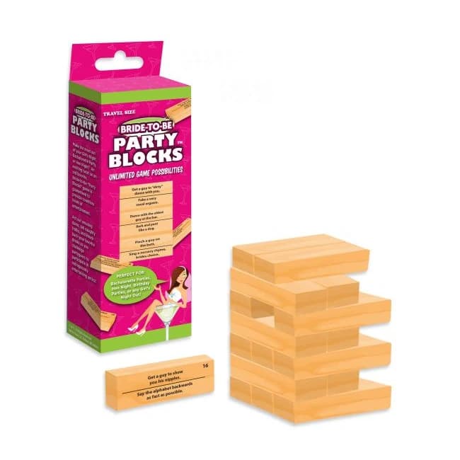 (d) Bride to Be Party Blocks - Image 1