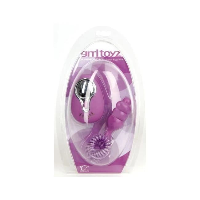 (d) Climax Silk Touch Egg Vibe Lavender - Image 1