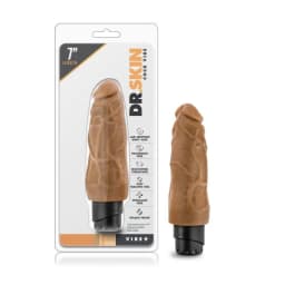 Dr Skin Cock Vibe #9 7.5 Mocha ", image 3