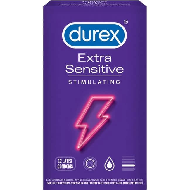 (d )durex Extra Sensitive Stimulating 12ct - Image 1