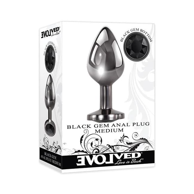 (d) Evolved Gem Black Anal Plu Medium - Image 1