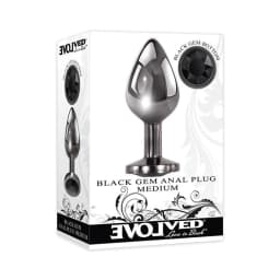 Evolved Gem Black Anal Plu Medium, image 1