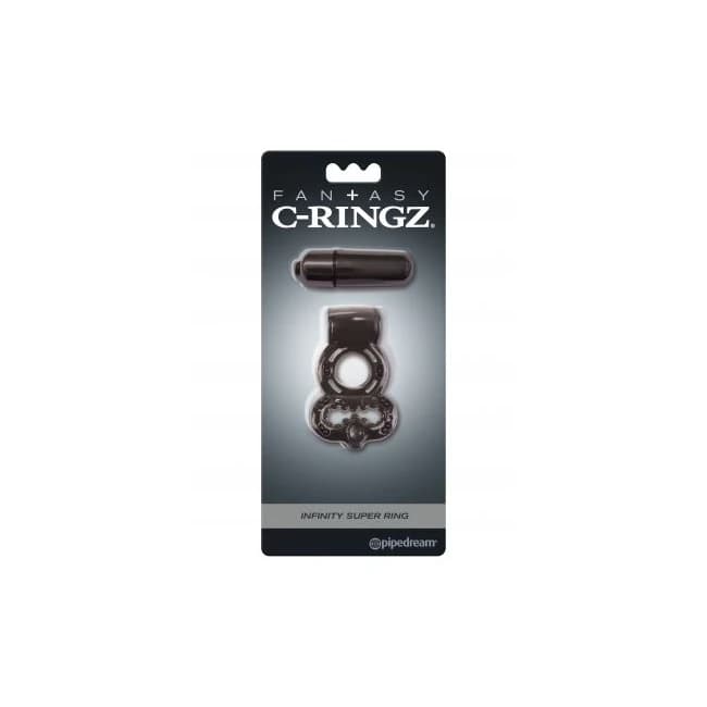 (d) Fantasy C Ringz Infinity S Ring Black - Image 1