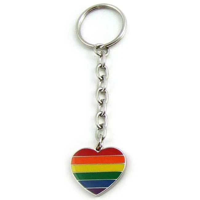 (d) Gaysentials Rainbow Heart Tag - Image 1