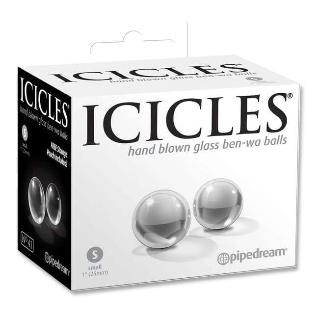 (d) Icicles #41 Small Glass Be Balls - Image 1
