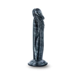 Jet Ebony Carbon Metallic Black Dildo, image 3