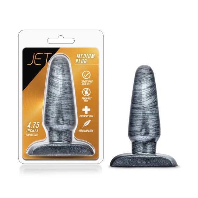 (d) Jet Medium Plug Carbon Metallic Black - Image 3