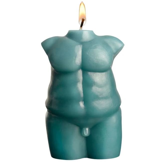 (d) Lacire Green Torso Form Ii Candle - Image 1