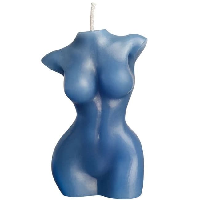 (d) Lacire Navy Torso Form Iii Candle - Image 1