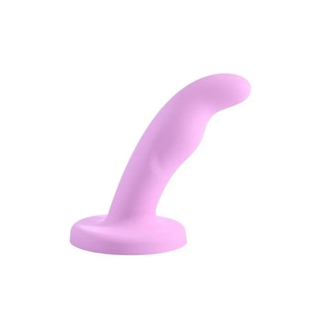 (d) Lazre 6in Silicone Dildo Purple - Image 1