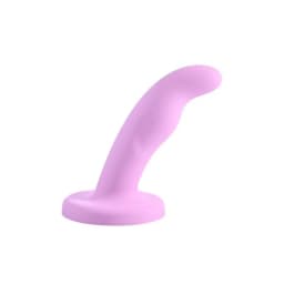 Lazre 6in Silicone Dildo Purple, image 1