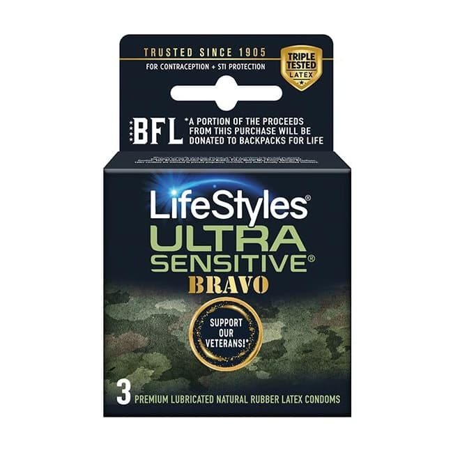 (d) Lifestyles Ultra Sensitive Bravo 3pk - Image 1