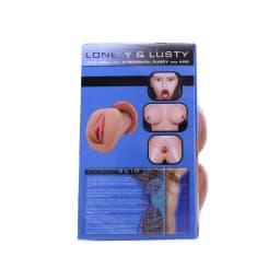 Lonely & Lusty Inflatable W/ Cyberskin Pussy, image 4