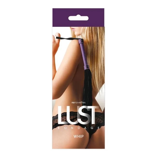 (d) Lust Bondage Whip Purple - Image 1