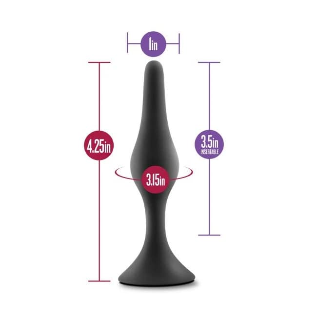 (d) Luxe Beginner Plug Medium Black - Image 6