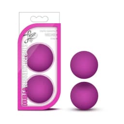 Luxe Double O Kegel Balls 0.8 oz Pink, image 4