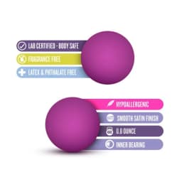 Luxe Double O Kegel Balls 0.8 oz Pink, image 5