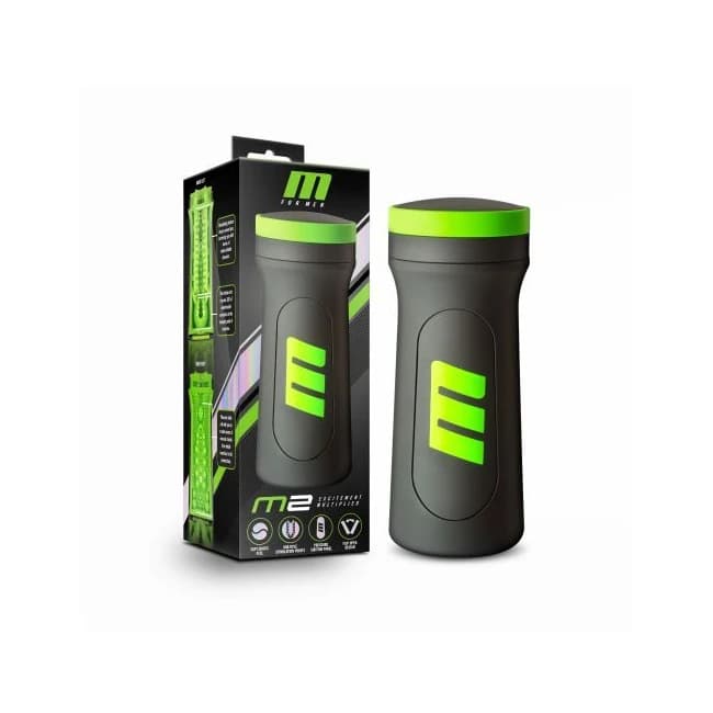 (d) M for Men M2 Male Masturba Cup Black - Image 1